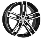 DEZENT TZ-c dark 7,5x17 5x112 ET27 černý lak/leštěná čelní plocha